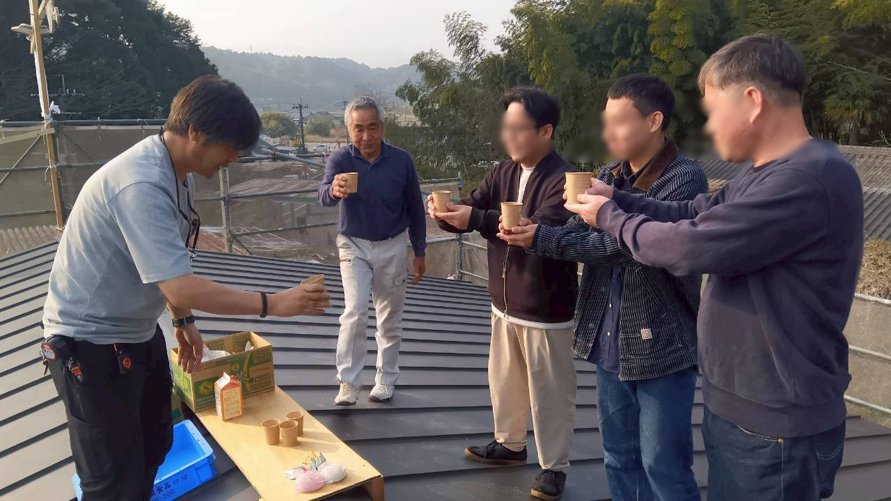 【鹿児島市　K様邸　上棟式🏠✨】