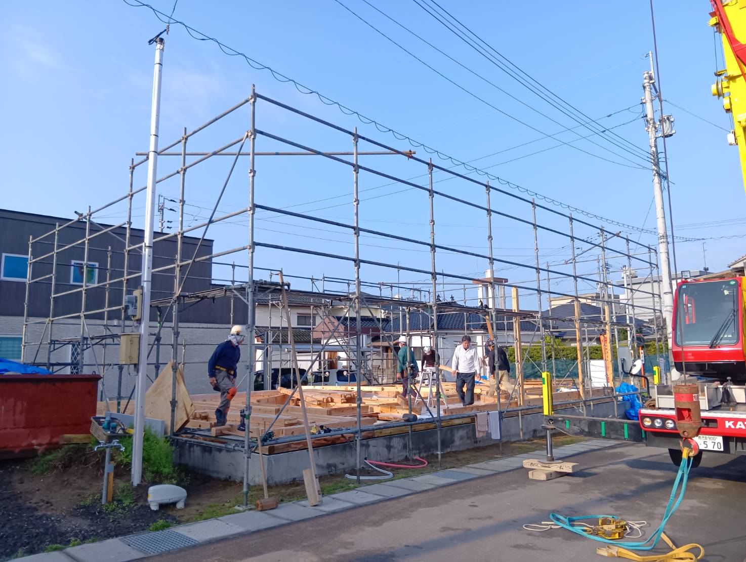 【建売】姶良市加治木町反土5区画No,5　上棟🏠✨