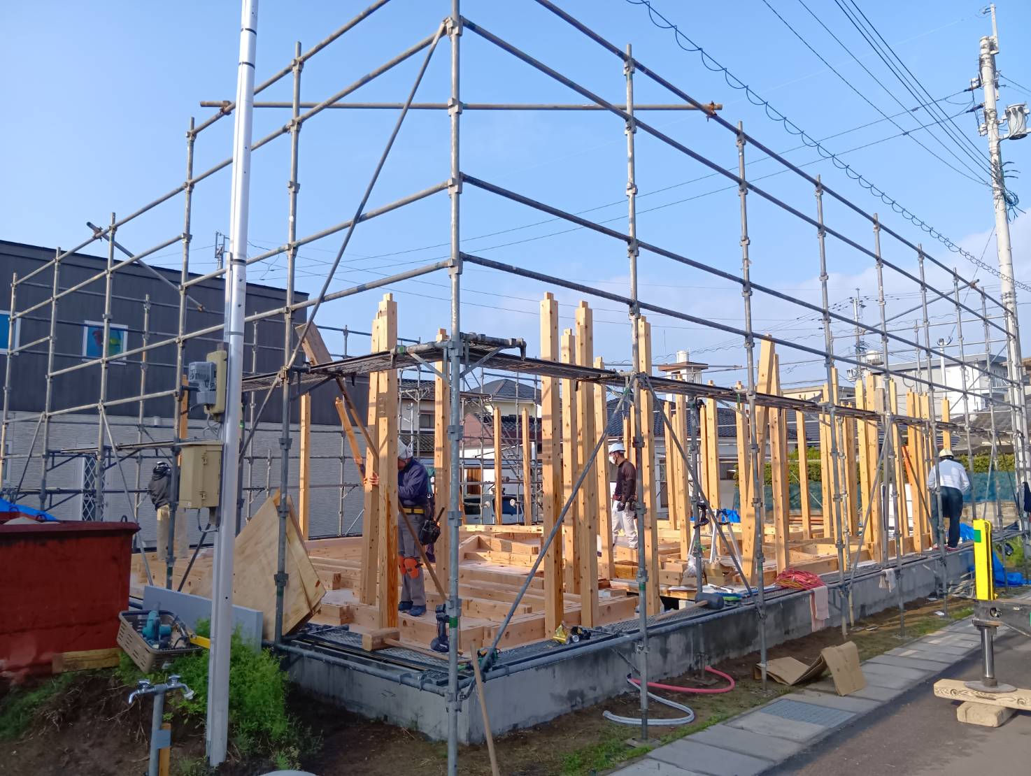 【建売】姶良市加治木町反土5区画No,5　上棟🏠✨